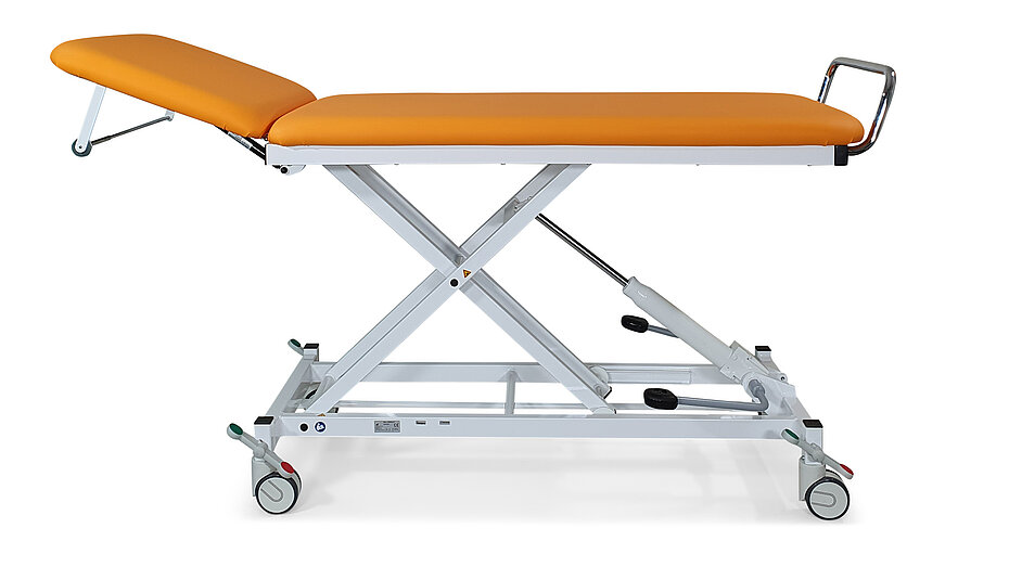 Universalliege für Untersuchung und Behandlung in Praxis und Krankenhaus mit hydraulischer Höhenverstellung Modell 2000XL/H 6