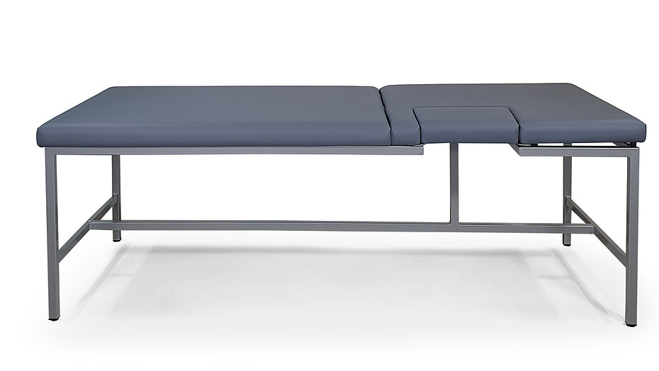 Modell 117 / 177, Liege für Echokardiographie, ohne Höhenverstellung, Liegefläche 2-teilig, KT flach