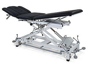 Modell 2830 - Therapieliege mit 3-teiliger Liegefläche, Dachstellung möglich