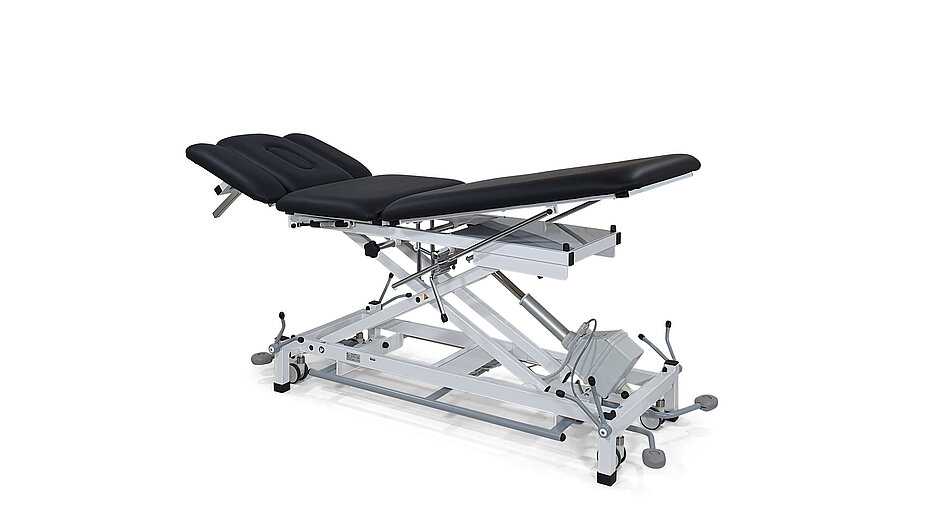 Modell 2830 - Therapieliege mit 3-teiliger Liegefläche, Dachstellung möglich