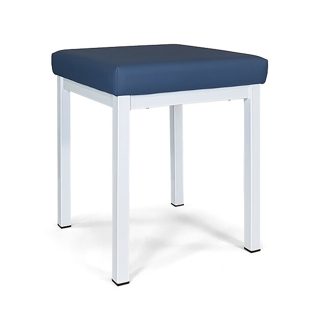 Hocker mit vier Beinen, Vierkantrohr