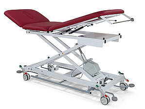 Therapieliege mit größem Höhenverstellbereich und 3-teiliger Liegefläche - Modell 4815E